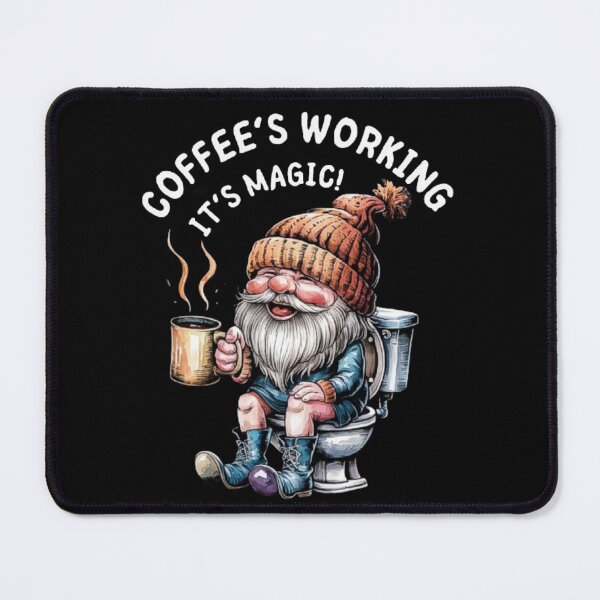 Item preview, Coffee Lover Gnome - Funny Coffee Art designed and sold by love3617.