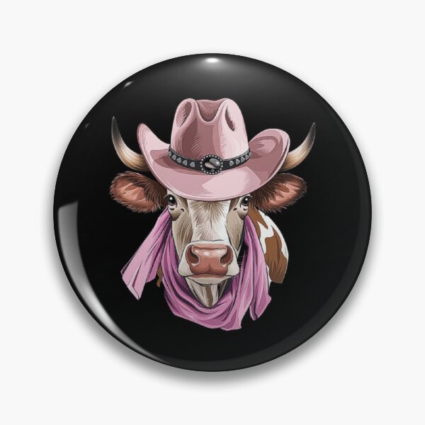 Artikelvorschau, Western-Kuh-Illustration - Cowboyhut-Design entworfen und verkauft von love3617.