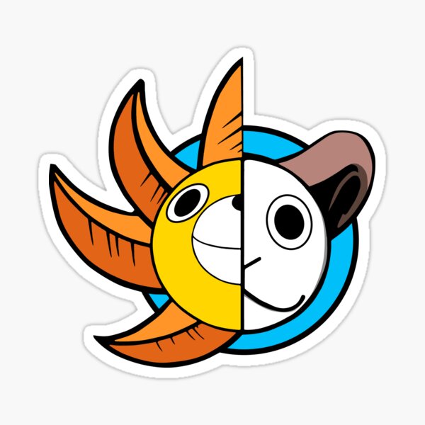 Thousand Sunny and Going Merry Straw Hat Ship Sticker