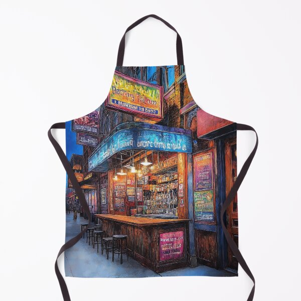 Item preview, Neighborhood Pub Dreams - Vintage Bar Scene designed and sold by TheSillySartor.