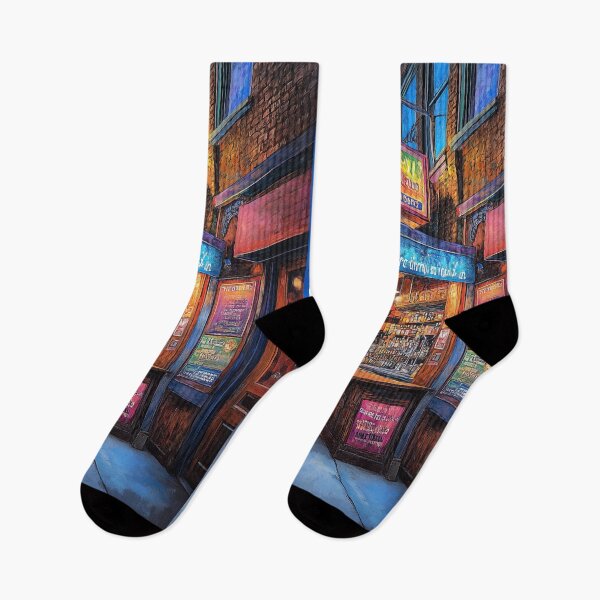 Item preview, Neighborhood Pub Dreams - Vintage Bar Scene designed and sold by TheSillySartor.