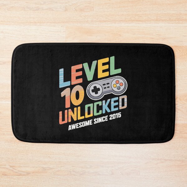 Item preview, Level 10 Unlocked Gamer 10th Birthday 2015 2025 gaming video computer designed and sold by w1ckerman.