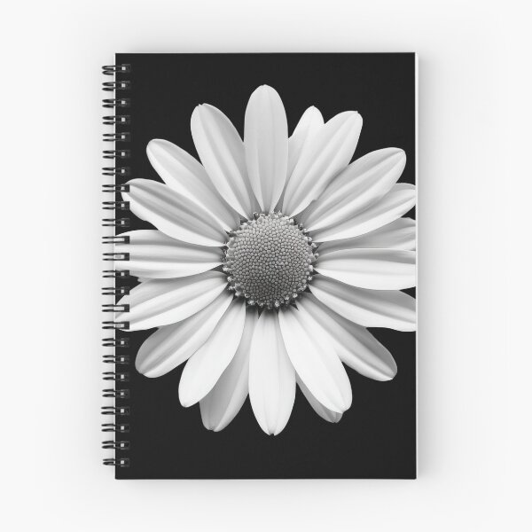 Item preview, Black and White Chamomile Flower v1 designed and sold by PiranhaEatFashion.
