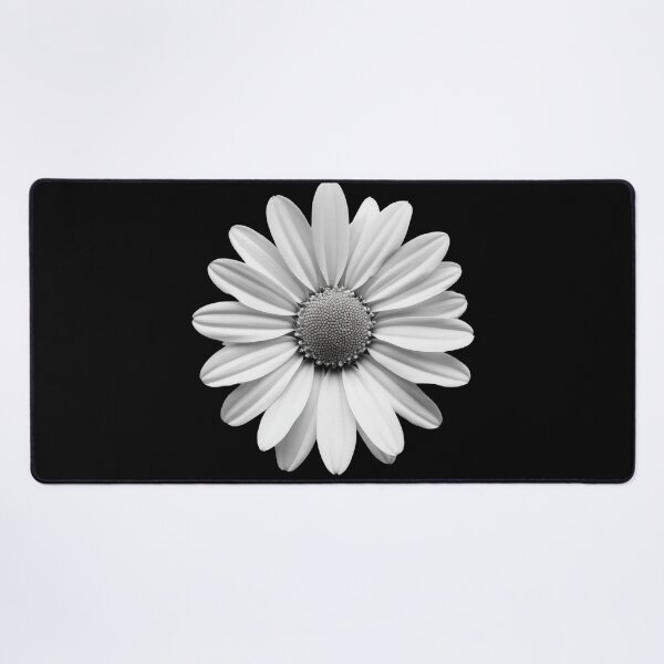 Item preview, Black and White Chamomile Flower v1 designed and sold by PiranhaEatFashion.