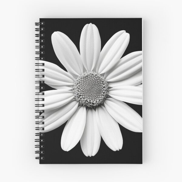 Item preview, Black and White Chamomile Flower v2 designed and sold by PiranhaEatFashion.