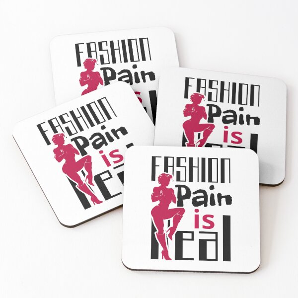Item preview, Fashion Pain Is Real Crimson Silhouette Of Strength And Grace designed and sold by SplashTastic.