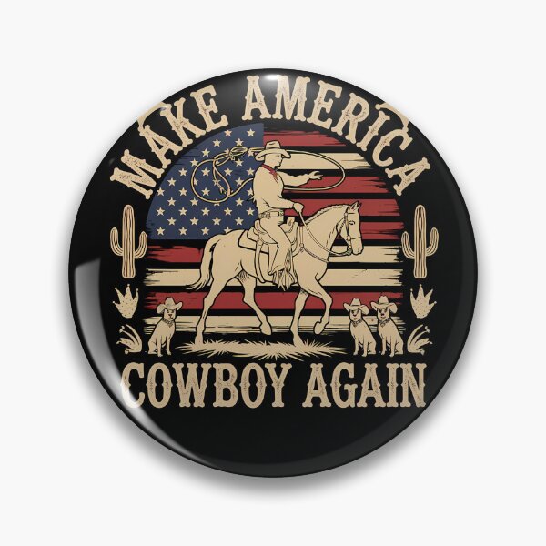 Item preview, Make America Cowboy Again - Lawn and Order Retro Design designed and sold by FocusedPatterns.