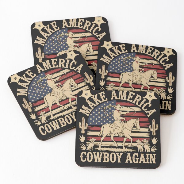 Item preview, Make America Cowboy Again - Lawn and Order Retro Design designed and sold by FocusedPatterns.
