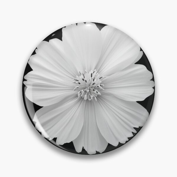 Item preview, Black and White Chicory Flower v3 designed and sold by PiranhaEatFashion.