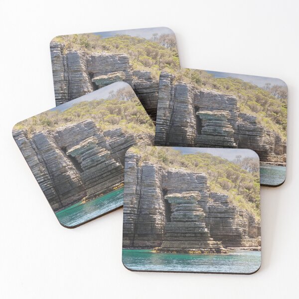 Item preview, Cliff and Rock Formations At Jervis Bay designed and sold by Josette Halls.