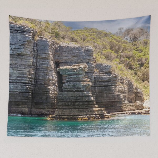 Item preview, Cliff and Rock Formations At Jervis Bay designed and sold by Josette Halls.