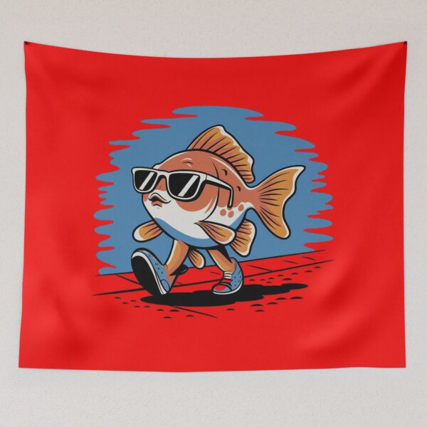 Item preview, The Walking Fish designed and sold by 123ks.