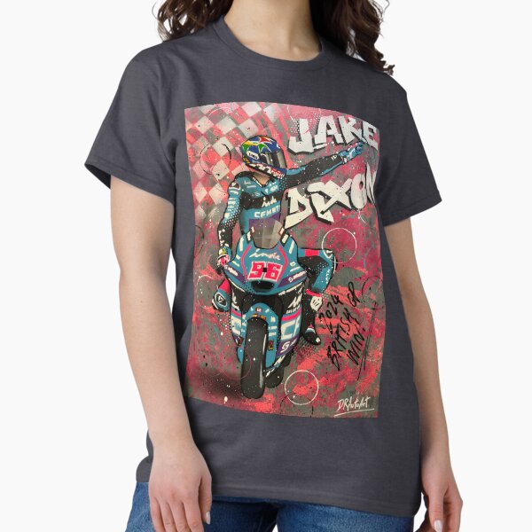 Jake Dixon Moto2 graffiti painting by DRAutoArt Classic T-Shirt