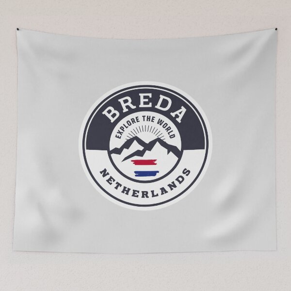 Item preview, Breda Netherlands Black and White Crest designed and sold by World Designs.