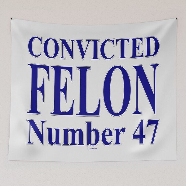 Item preview, CONVICTED FELON number 47 designed and sold by Paparaw.