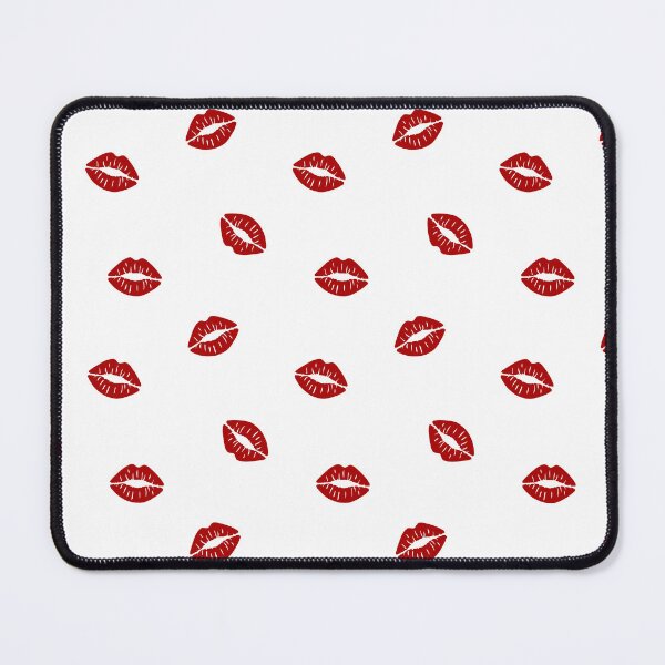 Item preview, Red Lips Kiss Pattern designed and sold by Patterneer.