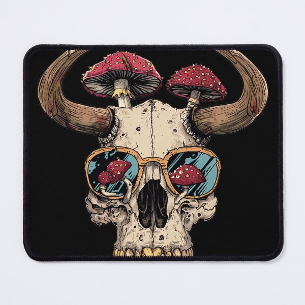 Item preview, Skull Mushrooms Natural Motif designed and sold by titanosdesign.