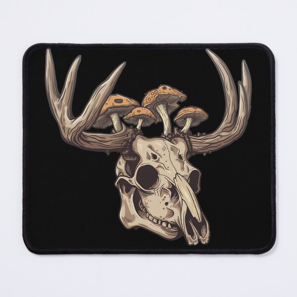 Item preview, Skull Mushrooms Natural Motif designed and sold by titanosdesign.