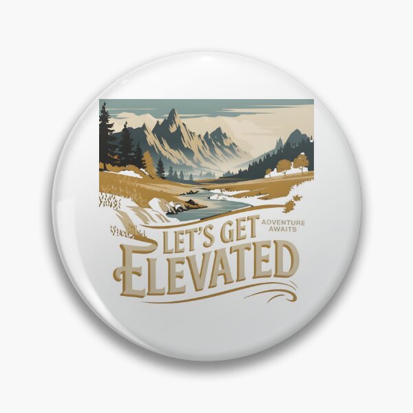 Item preview, Let’s Get Elevated Adventure Typography. designed and sold by SalahuTheBoss.