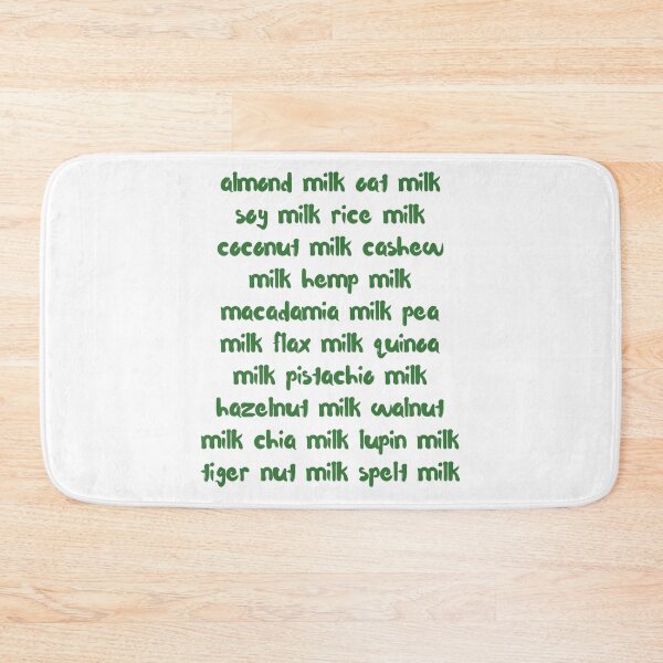 Item preview, List of milk alternatives for vegan people designed and sold by Hobsquable.