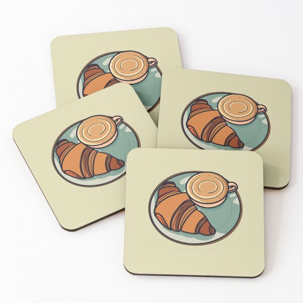 Item preview, Coffee and croissant designed and sold by gumusoyku.