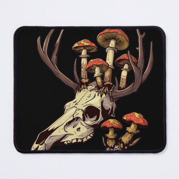Item preview, Skull Mushrooms Natural Motif designed and sold by titanosdesign.