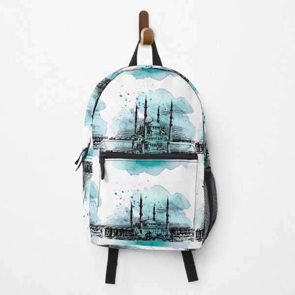 Item preview, Majestic Mosque on Watercolour Background designed and sold by RaiyaTees.