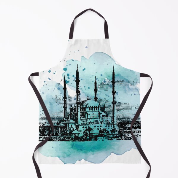 Item preview, Majestic Mosque on Watercolour Background designed and sold by RaiyaTees.