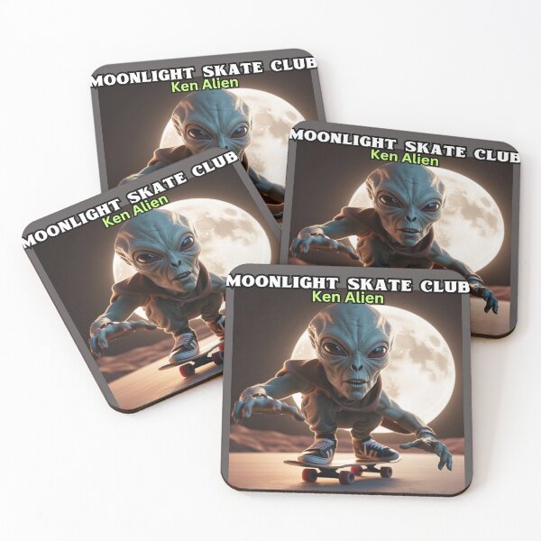 Item preview, Ken Alien, Moonlight Skate Club designed and sold by FroggyFly Designs.