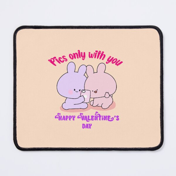 Item preview, Asamimichan - Happy Valentine's Day, Pics Only with You Bunny Couple designed and sold by FEBRICAST.