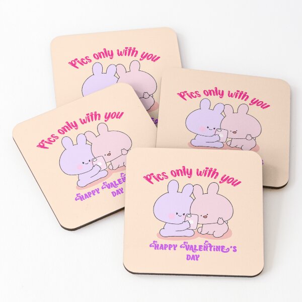 Item preview, Asamimichan - Happy Valentine's Day, Pics Only with You Bunny Couple designed and sold by FEBRICAST.