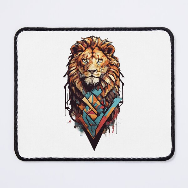 Item preview, Bold Roar: Graffiti-Inspired Geometric Lion Design designed and sold by Pixel Palette.