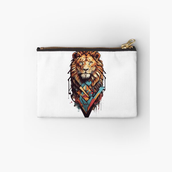 Item preview, Bold Roar: Graffiti-Inspired Geometric Lion Design designed and sold by Pixel Palette.