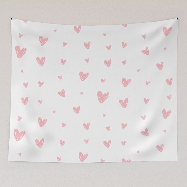 Item preview, mini pastel pink hearts designed and sold by Aesthetic Crew.