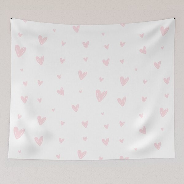 Item preview, mini kawaii pink hearts designed and sold by Aesthetic Crew.