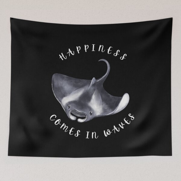 Item preview, Happiness Comes in Waves Diving T-Shirt designed and sold by TheDiveShirt.