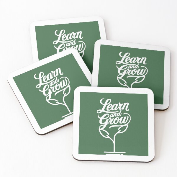 Item preview, Learn and Grow Inspirational Green Design designed and sold by RaiyaTees.