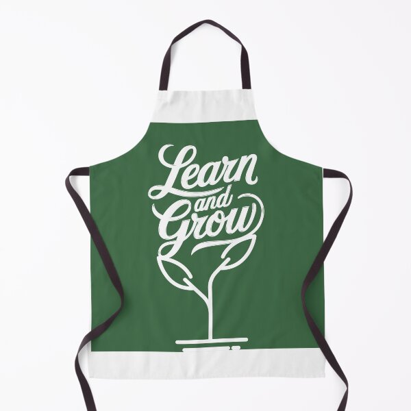 Item preview, Learn and Grow Inspirational Green Design designed and sold by RaiyaTees.