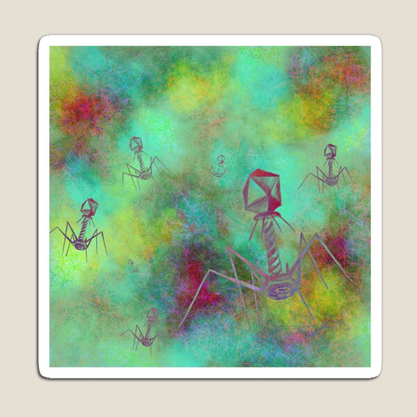 Item preview, Bakteriophagen-Invasion designed and sold by thevexedmuddler.