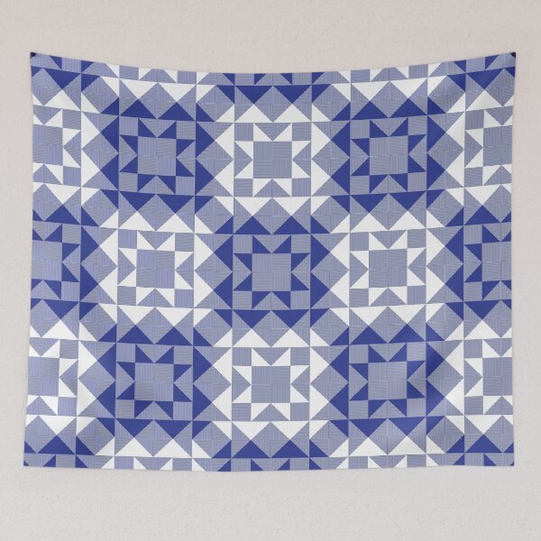 Item preview, Sawtooth Star Americana classic quilt designed and sold by FrancesPoff.