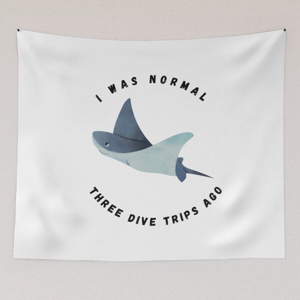 Item preview, I Was Normal Three Dives Ago T-Shirt designed and sold by TheDiveShirt.