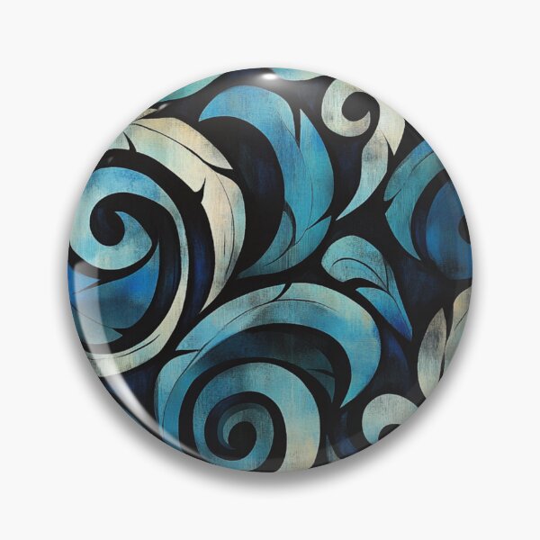 Item preview, New Zealand Paua Māori Pattern Koru Design 325 designed and sold by GrinGalore.