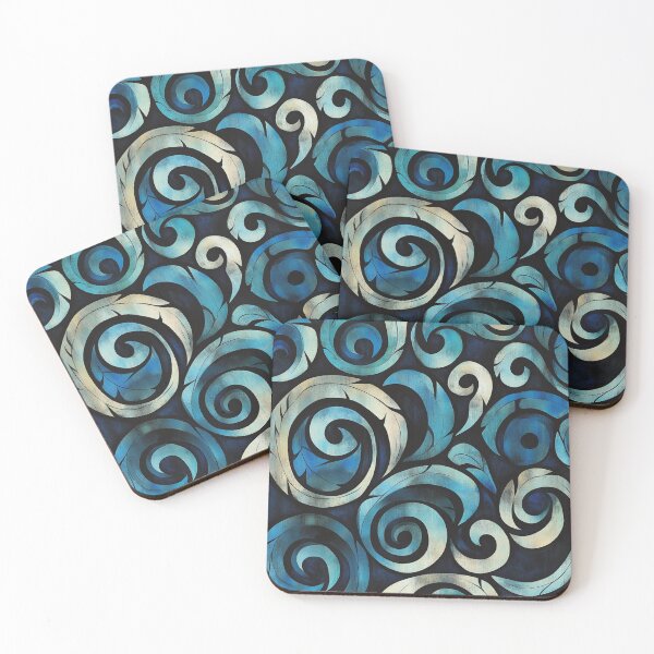 Item preview, New Zealand Paua Māori Pattern Koru Design 325 designed and sold by GrinGalore.