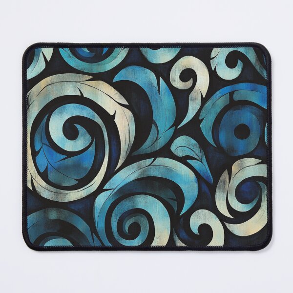 Item preview, New Zealand Paua Māori Pattern Koru Design 325 designed and sold by GrinGalore.