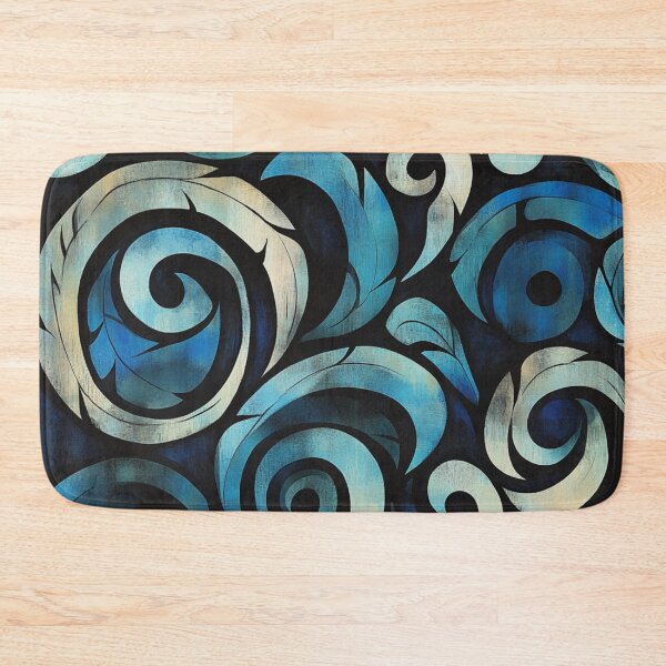 Item preview, New Zealand Paua Māori Pattern Koru Design 325 designed and sold by GrinGalore.