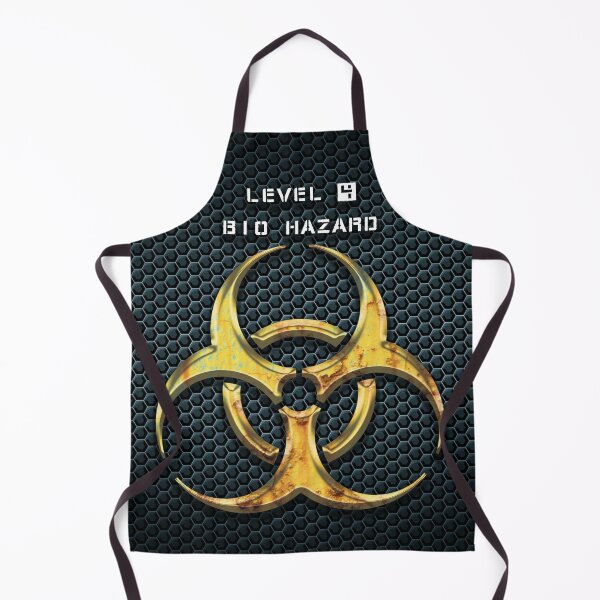 Item preview, Level 4 Bio Hazard Warning in a post apocalyptic universe designed and sold by Old Curiosity.