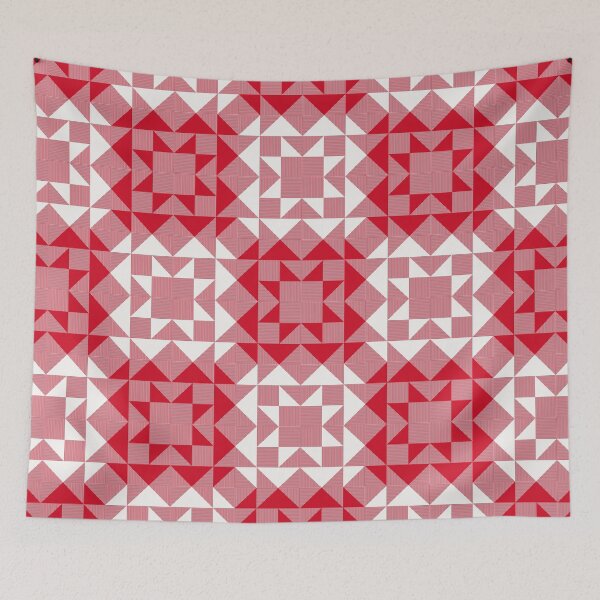Item preview, Sawtooth Star Americana classic quilt designed and sold by FrancesPoff.