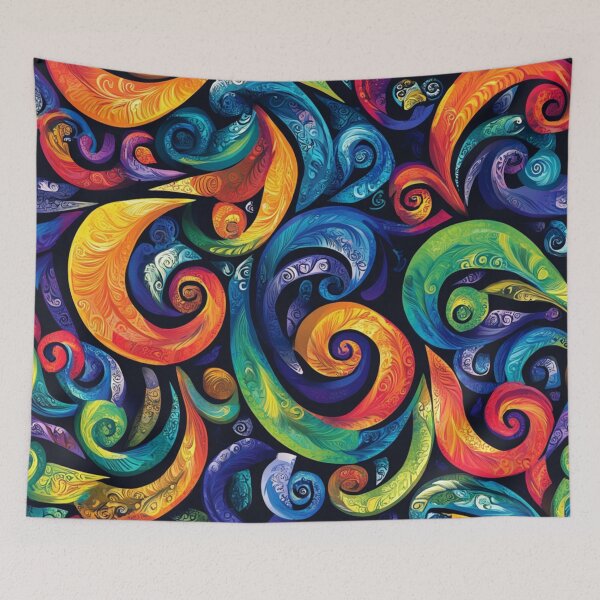 Item preview, New Zealand Māori Paua Pattern Koru Design 326 designed and sold by GrinGalore.