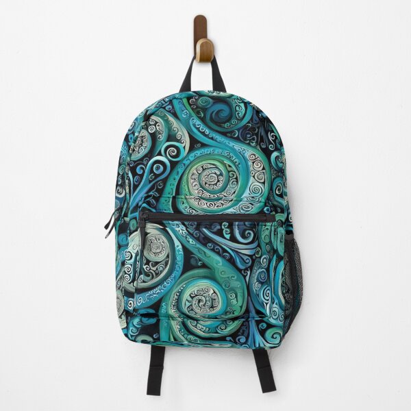 Item preview, New Zealand Paua Māori Pattern Koru Design 327 designed and sold by GrinGalore.