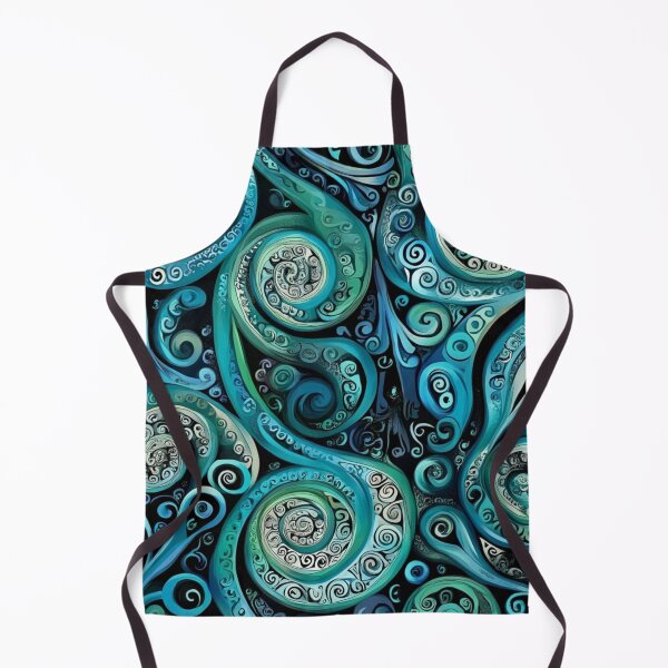 Item preview, New Zealand Paua Māori Pattern Koru Design 327 designed and sold by GrinGalore.